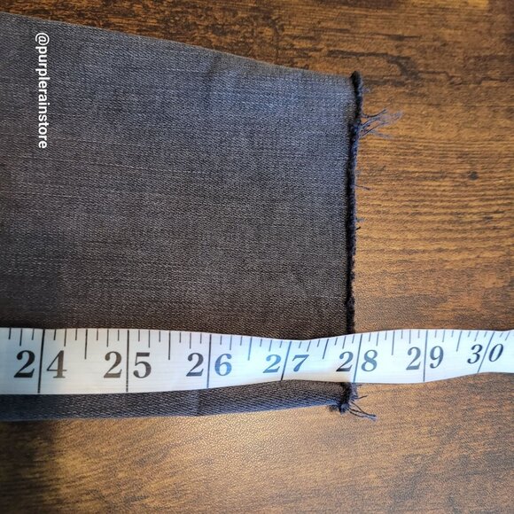 Madewell Jeans 26 Mid Rise 9" Skinny Black Sea Wash Tummy Control Stretch Denim - Picture 12 of 14